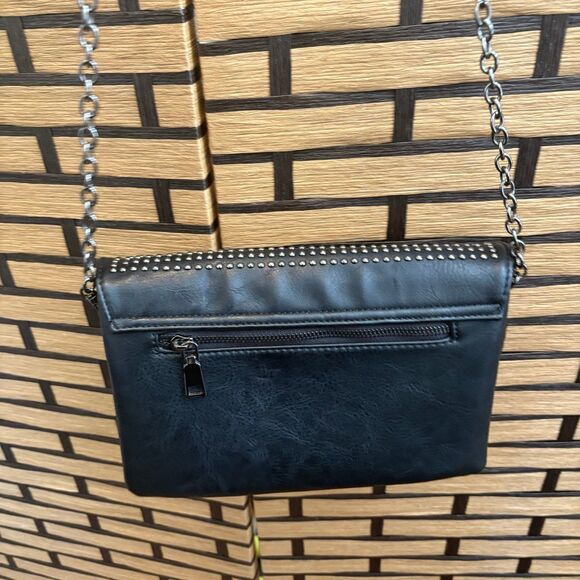 MMS Black Studded Crossbody Purse - Picture 2 of 6